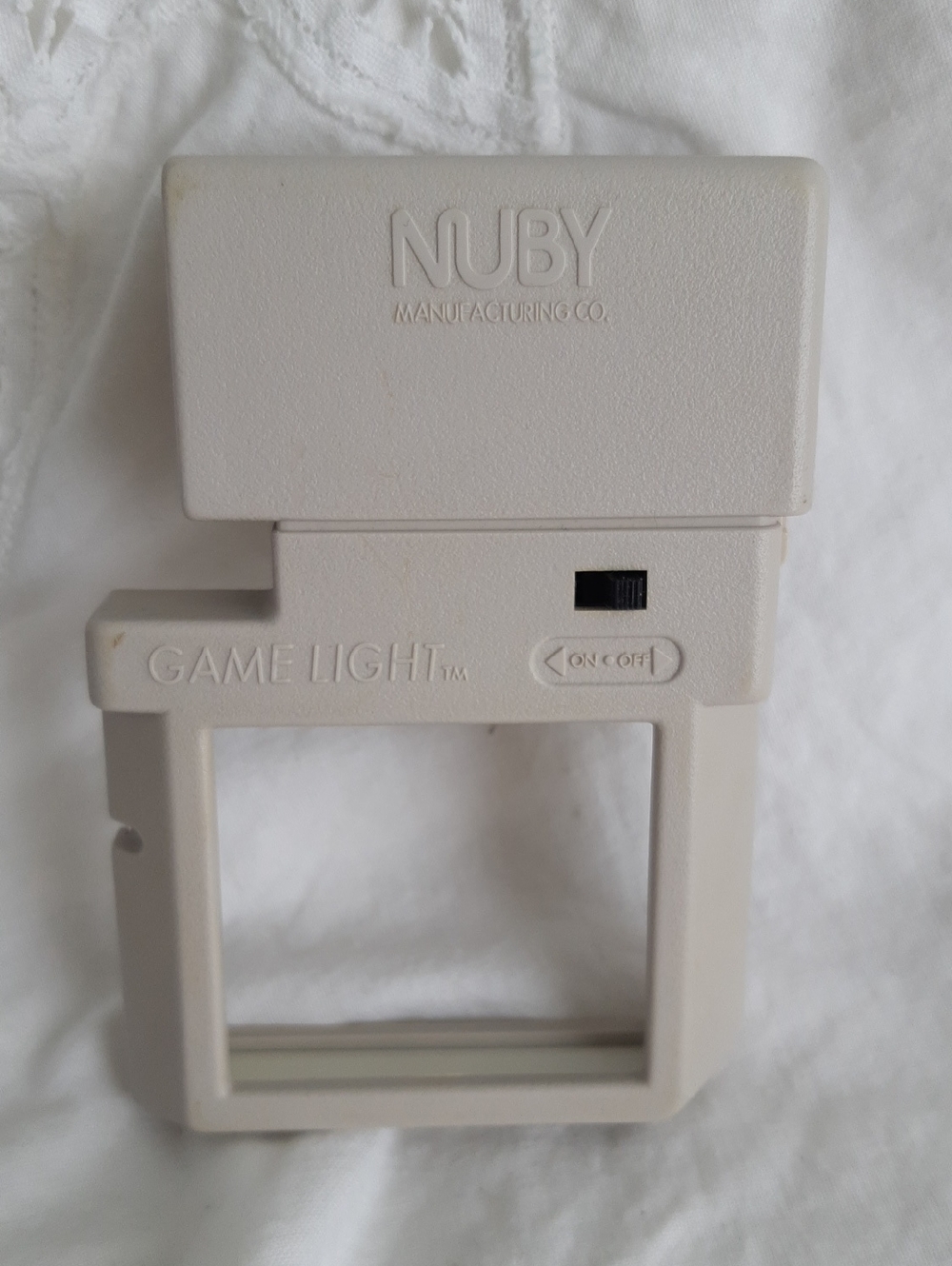 Nuby White Game Light – Portable Handheld Console Light